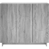  Komoda Siva Sonoma 85,5 x 31 x 75 cm Konstruirano drvo Slike