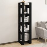 vidaXL Ormarić za knjige / pregrada crni 41 x 35 x 160 cm od borovine Cijene