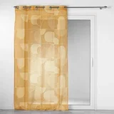 Žuta prozirna zavjesa 140x280 cm Esquisse –