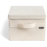 Bež tekstilna škatla za shranjevanje s pokrovom 27x36x19 cm Soft Storage Small –