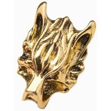 Ombre Metalowa odznaka wilk– złota | Shoptok.si