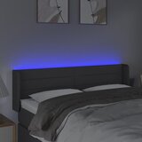  LED uzglavlje tamnosivo 147x16x78/88 cm od tkanine | shoptok.hr