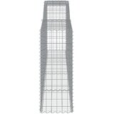 Lučne gabionske košare 8 kom 400x50x120/140cm pocinčano željezo | shoptok.hr