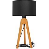  Stona lampa ALBA 1xE27/15W/230V crna/hrast | Eponuda.com