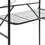 vidaXL Stalak za kupaonicu crni 60 x 33 x 174 cm | shoptok.hr
