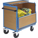 eurokraft pro zabojni voziček, stene iz mdf-plošč, s pokrovom, dxš 1050 x 700 mm | Shoptok.si
