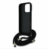Guess PU 4G Metal Logo Crossbody Popruh Zadní Kryt pro iPhone 16 Pro Brown Ovitek za telefon Vijolična | Shoptok.si