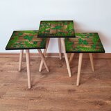 Hanah home Set 3 stočića 3Shp14 Green | ePonuda.com