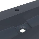 Umivaonik od lijevanih minerala/mramora 60x38x11 cm antracit | shoptok.hr