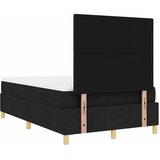  s opruga kutije s uzglavljem Crna 120 x 200 cm tkanina | shoptok.hr