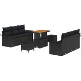 Sjedeća garnitura za vrt 9 kom. poliratan 196 x 62 x 85 cm | shoptok.hr