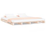  Krevet od paleta 120 x 190 cm od masivne borovine bračni | shoptok.hr