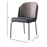 Hanah home Set trpezarijskih stolica Dore 168 V2, 2 dijela, Antracit | Eponuda.ba