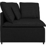 Modularna Kutna Sofa s Jastucima Crna 100 cm | shoptok.hr