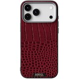  ABEEL maskica za iPhone 17 PRO sa MagSafe s krokodilskom teksturom - crvena Cijene