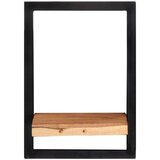 vidaXL Zidne police 2 kom 25 x 25 x 35 cm masivni bagrem i čelik | shoptok.hr