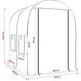  Staklenik s okvirom 160 x 200 x 192,5 cm PVC *Transparent*an | shoptok.hr
