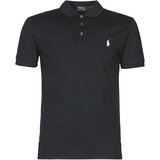 Polo Ralph Lauren polo cintre slim fit en coton stretch mesh logo pony player crna Cijene