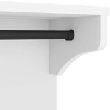 vidaXL Stenski obešalnik za plašče "SANDNES" 87x30x42 cm les borovega | Shoptok.si