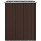  Vrtno spremište smeđe 205 x 129 x 183 cm od pocinčanog čelika | shoptok.hr