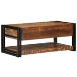 vidaXL Višebojni stolić za kavu 90x50x38 cm puno drvo obrađeno | shoptok.hr