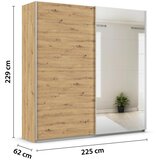 Modern Living Omara Z Drsnimi Vrati Feldkirch, Barva Hrasta Slike