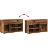  Klupa za cipele staro drvo 80x30x45 cm izrađeno drvo | shoptok.hr