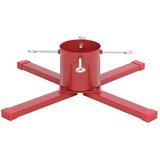 vidaXL Stalak za božićno drvce crveni 61x61x15,5 cm | shoptok.hr