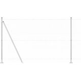  Heksagonalna ograda s betonskom osnovom 50 x 1,5 m Srebrna | shoptok.hr
