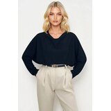 Trend Alacati Stili ženska bluza dugih rukava Alc-X13126, crna | Eponuda.com