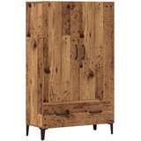 vidaXL Visoka deska Old Wood 70x31x115 cm Inženirski les | Shoptok.si