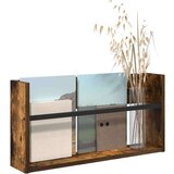  Polica za časopise s policom Dimljeni hrast 60 x 12 x 30 cm | shoptok.hr