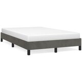 vidaXL Posteljni okvir temno siv 120x190 cm žamet Cene