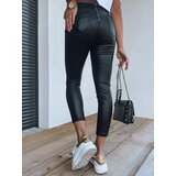 DStreet Spodnie damskie woskowane ANELIA czarne | shoptok.hr
