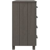  Komoda svjetlosiva 79 x 40 x 80 cm od masivne borovine | Eponuda.com