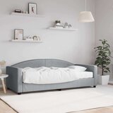 vidaXL Dnevna postelja z vzmetnico svetlo siva 90x190 cm bla | Shoptok.si