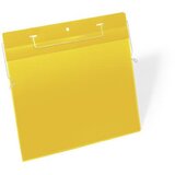 Durable Žepki z žičnimi vezicami A4 ležeči rumeni, 50 kos, (20372502) | Shoptok.si