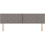 vidaXL Uzglavlje Dizajn Dijamantnih Blokova Taupe 180 cm Tkanina | shoptok.hr