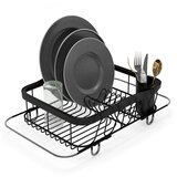 Umbra Crni željezan prilagodljiv ocjeđivač za posuđe 37x29 cm Sinkin – | shoptok.hr