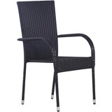  9-dijelni vrtni blagovaonski set crni | shoptok.hr
