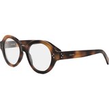Celine 3 Dots HD Havana Round Eyeglasses ONE SIZE (52) Havana/Kristalna Cene