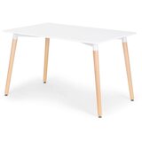 BOLZZ trpezarijski sto Milano, 120x80cm, Beli