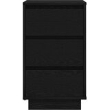  Noćni ormarić s LED svjetlima crni 38x34x65 cm | Eponuda.ba