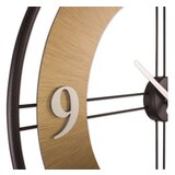 WALLXPERT dekorativni metalni zidni sat metal wall clock gold black | ePonuda.com