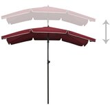 Vrtni suncobran sa stupom 200 x 130 cm bordo | Eponuda.ba