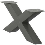  Noge za stolić u obliku slova X 2 kom antracit 70x(30-31) cm | shoptok.hr