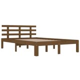  Posteljni okvir medeno rjav iz trdnega lesa 150x200 cm 5FT, (20643648) | Shoptok.si