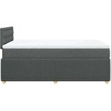 vidaXL Krevet box spring s madracem tamnosivi 120 x 190 cm tkanina | shoptok.hr