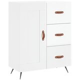  Komoda sjajna bijela 69,5x34x90 cm od konstruiranog drva | shoptok.hr
