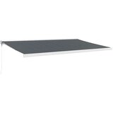 Tenda na uvlačenje antracit 5 x 3 m od tkanine i aluminija | Eponuda.ba